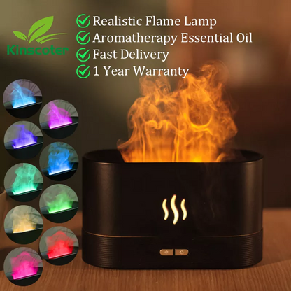 Aromatherapy RGB Flame Oil Diffuser