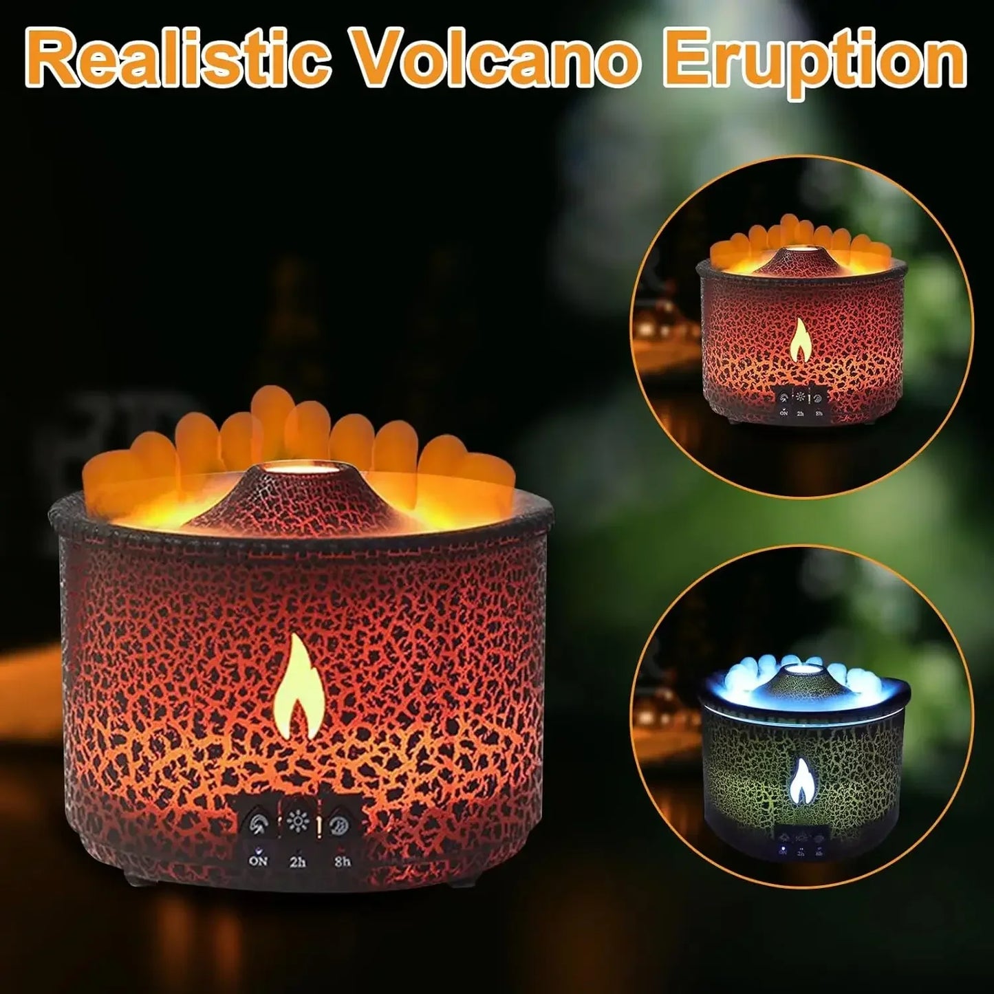 Volcano Flame Oil Aroma Diffuser