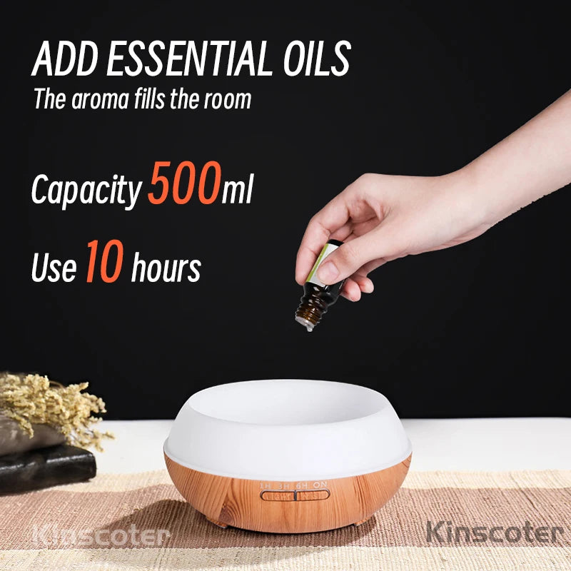 500ml Aromatherapy Essential Oil Diffuser