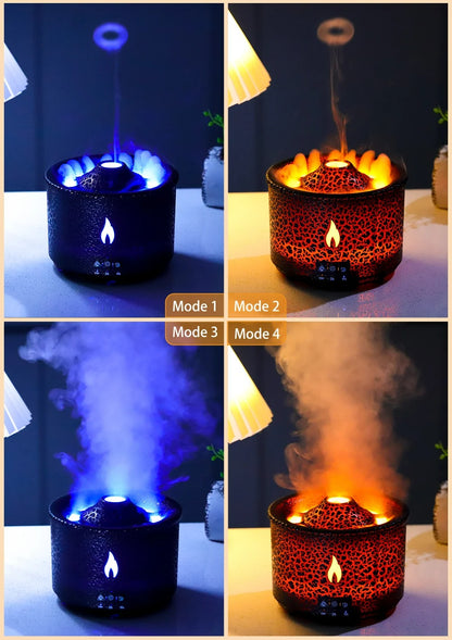 Volcano Flame Oil Aroma Diffuser