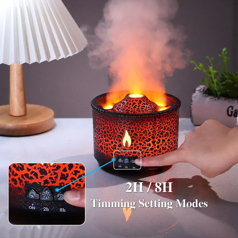 Volcano Flame Oil Aroma Diffuser